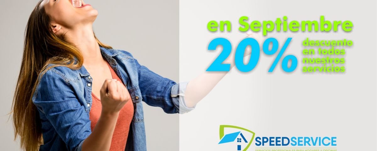 En septiembre 20% de descuento en todos nuestros servicios
